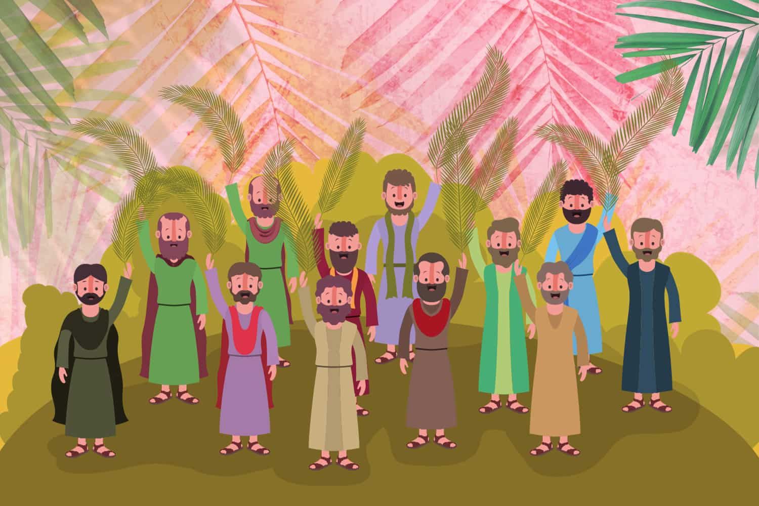 Lesson%20-%20NT%20Easter%2001%20-%20Palm%20Sunday%201%20Hosanna%20to%20the%20king-7298cb7c Jesus - His encounters